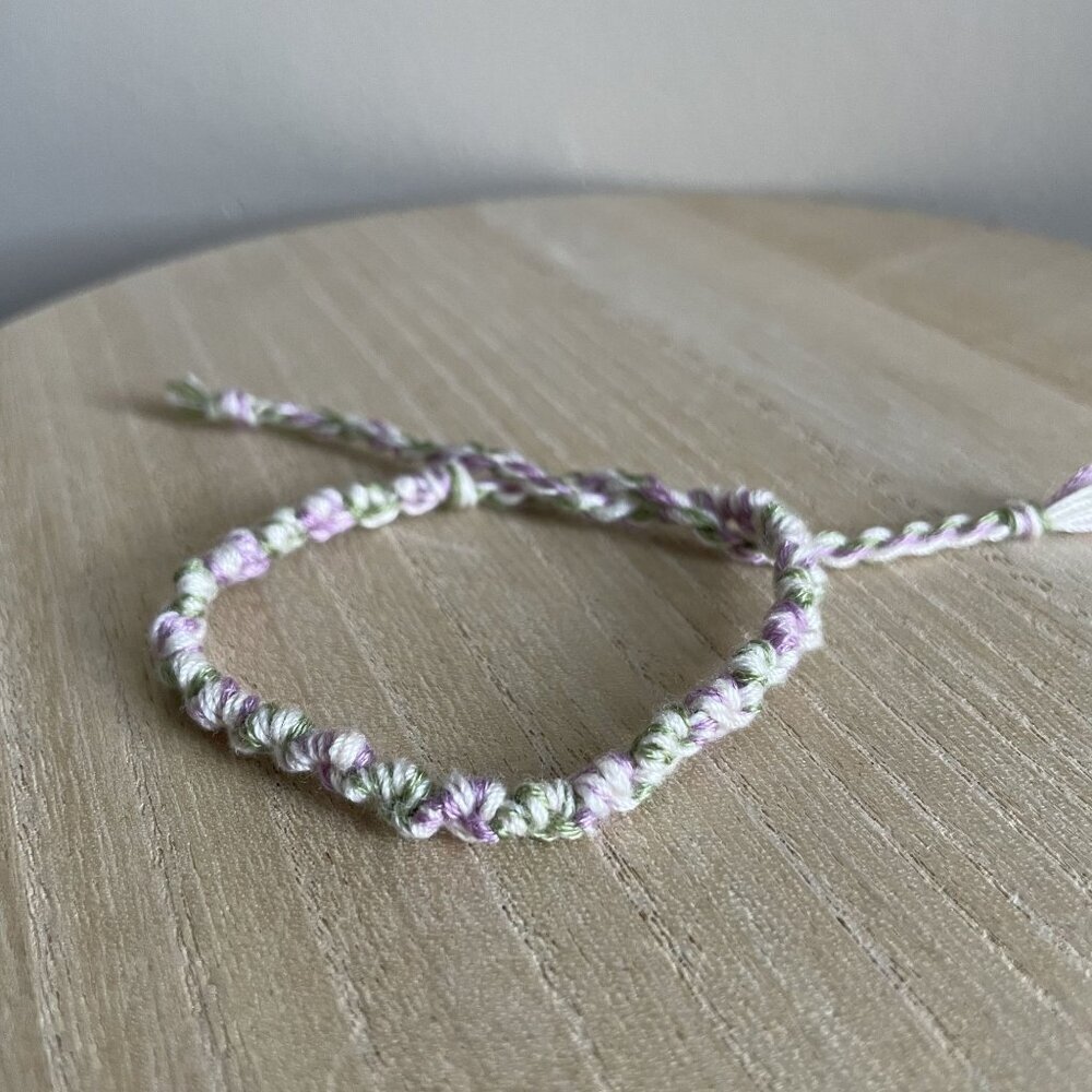 Zaina Bracelet, anklet, trendy, comfortable, tie, embroidery thread, woven, gift
